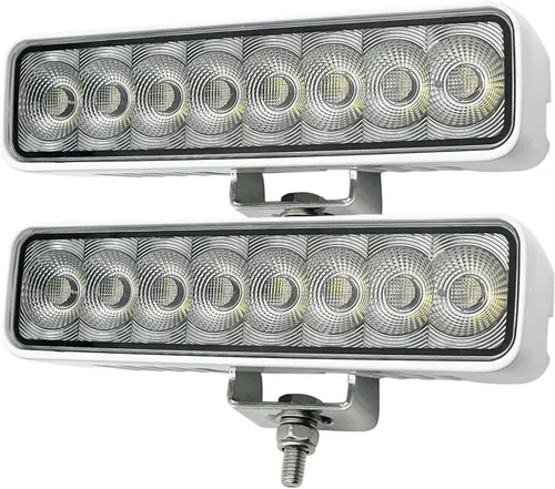 Miniatura 6 de RGBW - Luz LED para esparcidor de barcos, luces marinas impermeables para muelle de cubierta, 2 barras de luz de inundación de 6.7 pulgadas