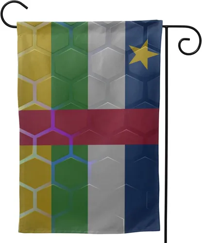 Miniatura 4 de Flag Of The Central African Republic Garden Flag 28"x40" Inch Double Sided Garden Flags Home Lawn Outdoor Decor Flags Party Banner Welcome Flag