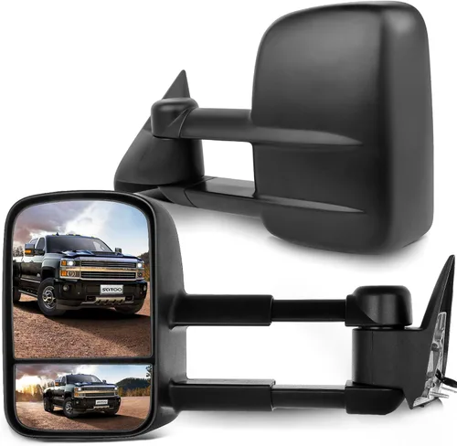Miniatura 10 de SCITOO Espejos de remolque para Chevy Silverado 2014-2017 para GMC Sierra 1500 2015-2016 para Silverado para Sierra 2500HD 3500HD con control