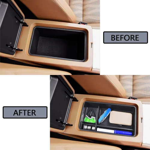Miniatura 6 de EDBETOS Altima Organizador de consola central compatible con Nissan Altima 2019-2023 2024 2025 Accesorios S/SV/SR/SL/Platinum, caja de plástico ABS