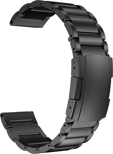 Miniatura 6 de Correa de titanio, pulsera de eslabones de metal ligera de 0.866 pulgadas, compatible con Samsung Galaxy Watch 3 de 1.772 pulgadas/1.811 pulgadas