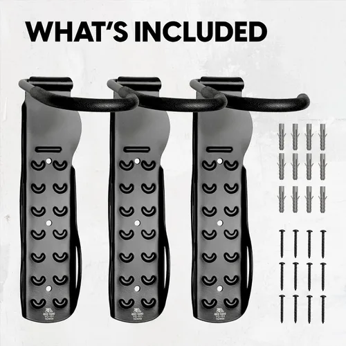 Miniatura 7 de BikeHand - Soporte de pared para bicicleta, soporte vertical resistente para montaje en pared, para almacenamiento interior de cobertizo de garaje