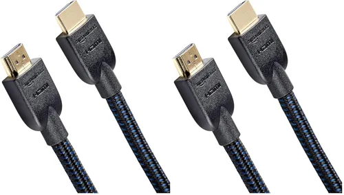 Miniatura 8 de Amazon Basics Cable HDMI de 6 pies, cable HDMI 2.0 4K (18 Gbps), trenzado de nailon, 4K @60Hz, 2160p, 48 bits, compatible con TV/PS5/Xbox/Roku, Negro