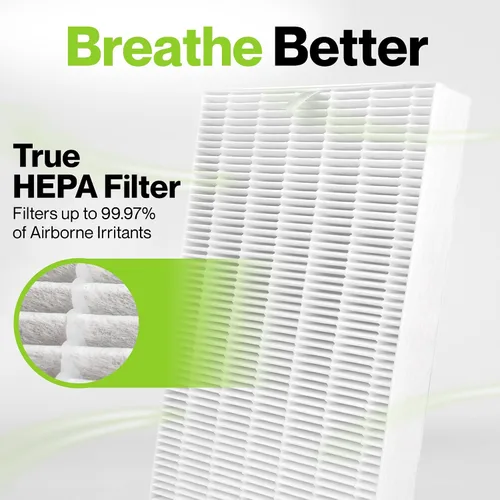 Miniatura 5 de Durabasics Paquete de 6 filtros HEPA compatibles con filtros de repuesto para purificador de aire Honeywell, repuesto para filtro Honeywell R