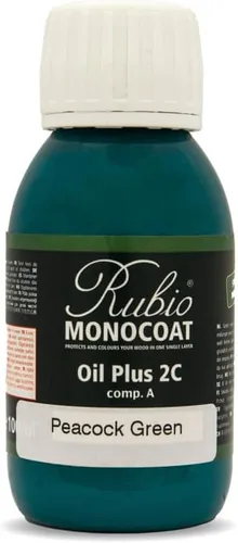 Miniatura 54 de Rubio Monocoat Muestra de Acabado de Aceite para Madera - Puro Aceite Plus Parte A Aceite de Linaza de Secado Rápido y Ecológico para Uso Pure