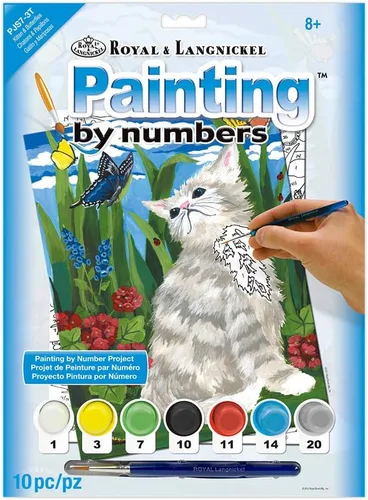 Miniatura 3 de Royal & Langnickel Pintura por números Junior Pequeño Kit de actividades artísticas, cachorro salchicha (PJS51)