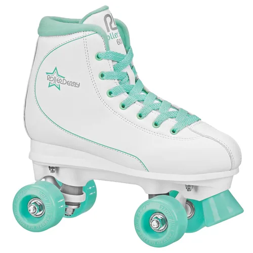Roller Derby Roller Star 600 Patines para Mujer - Blanco/Menta - Talla 09 Blanco/Verde menta