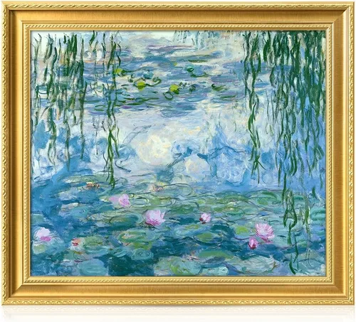 Miniatura 89 de Pinturas clásicas mundiales de Claude Monet Impresión giclée sobre lienzo alargado, pieza de galería para colgar y decorar el hogar, The CliffWalk