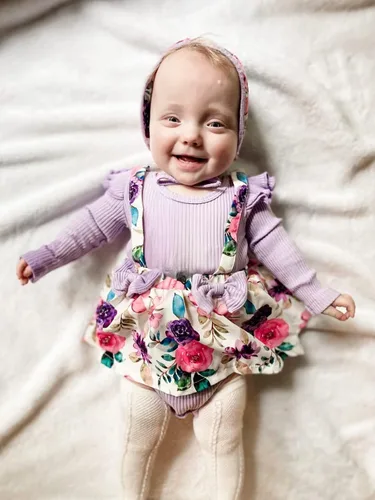 Miniatura 25 de Unutiylo Ropa de bebé recién nacida prematura con tirantes, traje de otoño e invierno, traje de manga larga con volantes