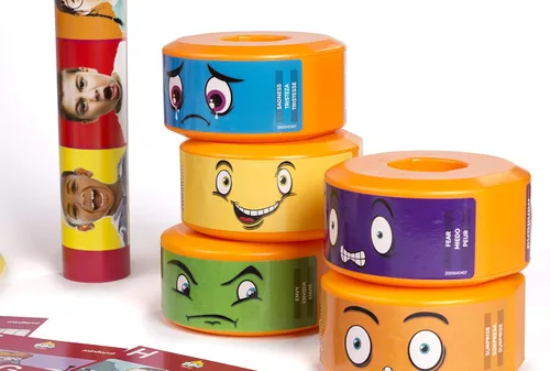Miniatura 7 de Miniland BBQ Emotions! Divertido juego para niños de 3 a 6 años que ayuda a reconocer las expresiones. Juego multicolor de hasta 2 a 6 jugadores