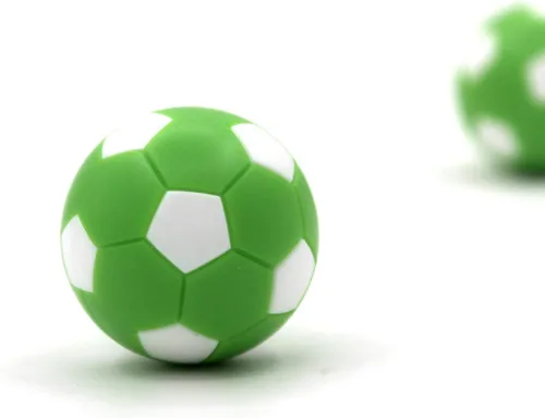 Miniatura 3 de BQSPT - Juego de 14 pelotas de fútbol de repuesto para mesa de futbolín, mini pelota colorida de 1.41 pulgadas (14 unidades)