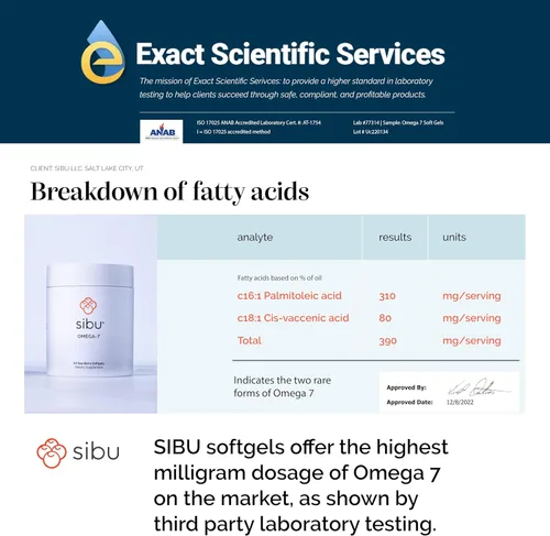 Miniatura 7 de sibu Cápsulas blandas Omega-7, aceite de espino amarillo del Himalaya orgánico prémium (60 unidades, suministro para 30 días) – Suplemento para una