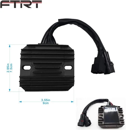 Miniatura 5 de Regulador Rectificador de Motocicleta Compatible con GSXR600 GSXR750 GSX-R600 GSX-R750 2006-2011/ GSXR1000 GSX-R1000 2005-2012/ DL650 2004-2012