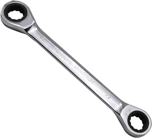 Miniatura 30 de Utoolmart Llave de trinquete, llave métrica de extremo de caja doble de 0.315 in x 0.394 in, acero CR-V