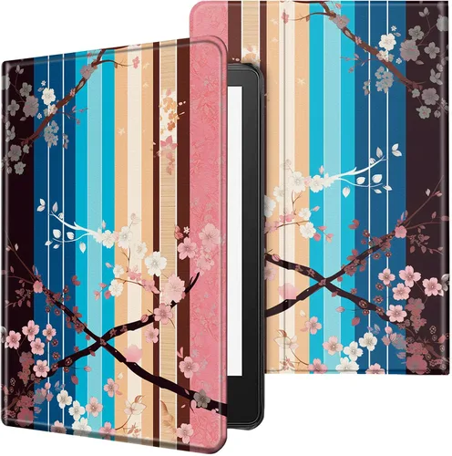 Miniatura 34 de Funda para tablet Kindle Fire 7 2019/2017 lanzamiento 9ª/7ª generación 7 pulgadas, ligera, protectora de piel sintética, cubierta inteligente