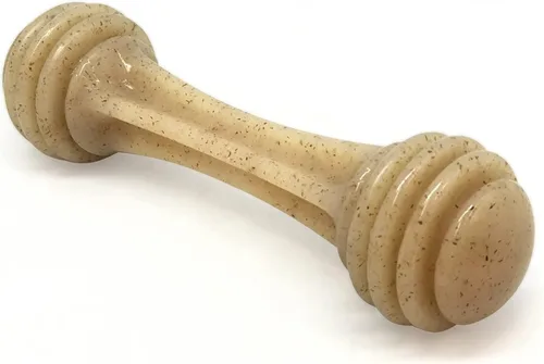 SodaPup Honey Bone: juguete duradero para masticar para perros, hecho en Estados Unidos, no tóxico, seguro para mascotas, material de nailon seguro