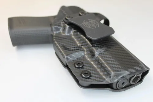 Miniatura 8 de Qualifier IWB/OWB - Funda convertible compatible con Taurus GX4 con Streamlight TLR-6, ambidiestro, listo para óptica, inclinación y retención
