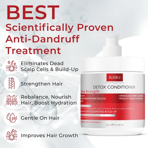 Miniatura 2 de Acondicionador Detox – Acondicionador de Limpieza Profunda para Cabello Dañado y Seco Detox de Metales Pesados y Eliminación de Acumulación