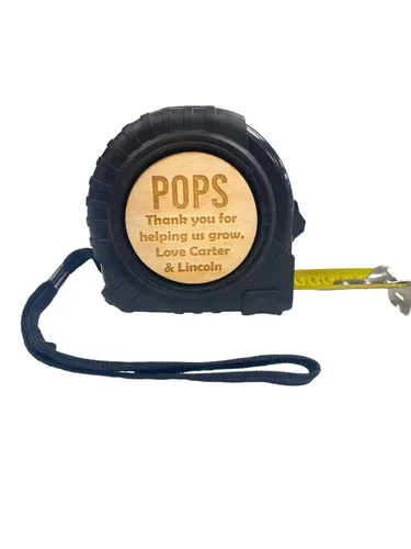 Regalo personalizado para papá, cinta métrica grabada personalizada, regalos personalizados para hombres, padrastro o regalo de papá adicional,