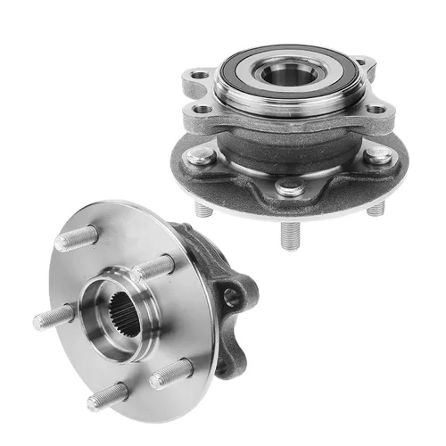 Miniatura 19 de Detroit Axle - Bujes de rodamiento de rueda traseros de 2 piezas para Volkswagen Jetta Beetle Golf City Audi TT Quattro, 2 rodamientos de ruedas