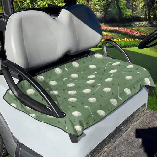 Miniatura 35 de Yewattles Universal personalizado carrito de golf cubierta de asiento de verano al aire libre Anti-caliente Club Coche Coche Manta Green Lawn Golf