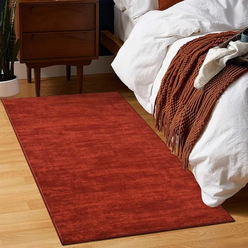 Miniatura 31 de RUGSREAL Alfombra lavable a máquina de 2 x 8 pies, para pasillo, entrada, contemporánea, color liso, alfombra de pasillo moderna para interiores