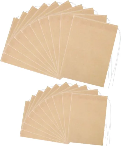 Bolsas de té para té de hojas sueltas - Mini bolsas de té vacías, bolsa de filtro desechable, bolsa vacía con cordón biodegradable y compostable