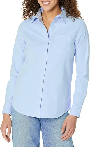 Miniatura 14 de Amazon Essentials Camisa Oxford elástica de manga larga con botones para mujer (disponible en tallas extragrandes)