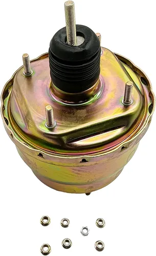 Miniatura 3 de 7 "Zinc Dual Power Brake Booster Con 1" Bail Top Master Cylinder Kit Booster Kit de conversión RSRB03123