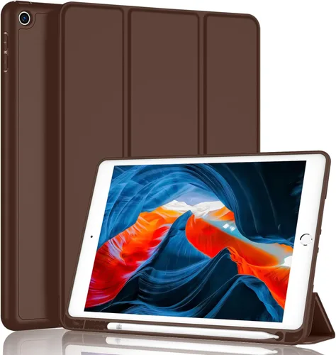 Miniatura 33 de iMieet - Funda para iPad de 9ª generación 2021/iPad de 8ª generación 2020 de 10.2 pulgadas con soporte para lápices, funda para iPad de 7ª
