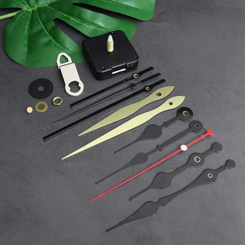 Miniatura 7 de TIKROUND 12888 Kit de Reemplazo de Piezas de Reparación para Mecanismo de Reloj de Pared de Cuarzo DIY, Movimiento Silencioso de Barrido, Grosor