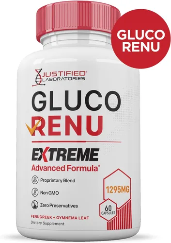 Miniatura 3 de Gluco Renu Extreme 1295MG Glyco Support Píldoras Fórmula Advacned Gluo Renew Soporte de glucógeno formulado con cúrcuma berberina resveratrol ajo