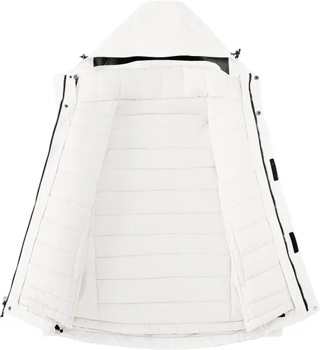 Miniatura 3 de Wantdo - Chamarra impermeable de esquí 3 en 1 para hombre abrigo acolchonado para nieve