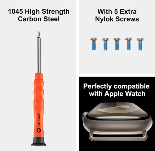 Miniatura 5 de Conectores de Correa Hapysen para Apple Watch, Adaptador de Correa de Reemplazo, Enlace de Reemplazo para iWatch Ultra (49mm) Serie 10 (46 42mm) 9 8