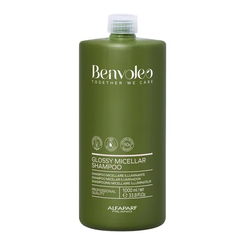 ALFAPARF MILANO Benvoleo - Champú micelar brillante para cabello opaco - Cuidado del cabello limpio, vegano y sostenible - Champú sin sulfato -