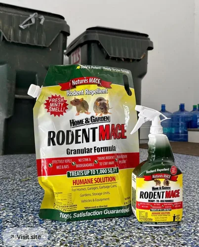 Miniatura 8 de Nature's MACE Repelente de roedores concentrado de 5 galones, cubre 10 acres, repele ratones y ratas, mantiene ratones, ratas y roedores fuera