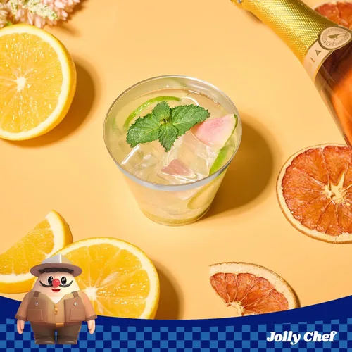 Miniatura 4 de JOLLY CHEF Paquete de 100 vasos de plástico plateado, vasos de plástico transparente de 9 onzas, elegantes vasos con borde plateado, vasos