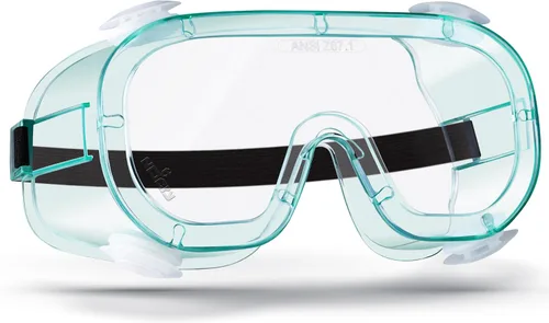 NoCry Gafas de laboratorio de protección con revestimiento antiniebla, lentes transparentes resistentes a los arañazos, 100% de protección UV,