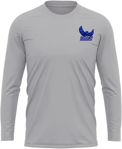 Miniatura 293 de Camisa deportiva de manga larga oficial de la NCAA Collegiate para hombre, con logotipo en el pecho izquierdo, colección Athletic Heather