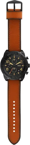 Miniatura 4 de Fossil Bronson Reloj casual de cuarzo para hombre con correa de acero inoxidable o cuero Reloj cronógrafo Bronson
