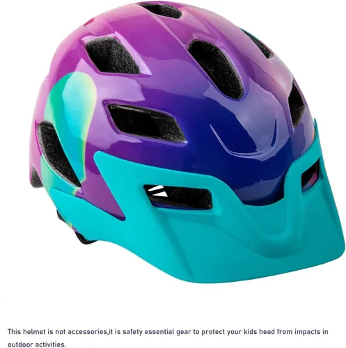 Miniatura 7 de SIFVO - Casco de bicicleta para niños y niñas, casco de bicicleta con visera genial para niños de 5 a 14 años, casco de bicicleta para niños, casco