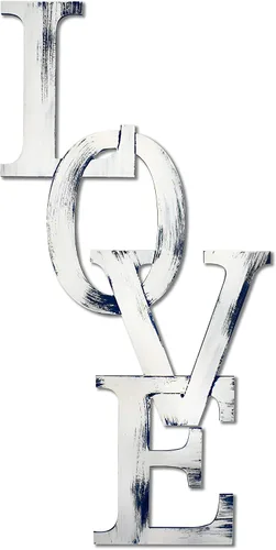 Miniatura 9 de Letter2Word Decoración de pared - Chained Love - Arte de pared con palabras originales, bronce y bronce