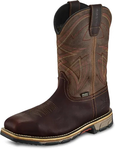 Miniatura 12 de Irish Setter, Marshall, para hombre, 11", impermeable, puntera de seguridad de acero, bota de trabajo tipo pull-on