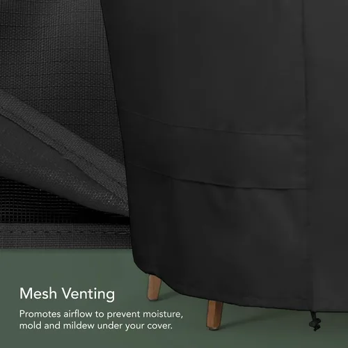 Miniatura 5 de Covermates Ultima - Funda para silla de exterior, resistente al agua y a los desgarros, protección para muebles de patio, poliéster 600D, rejillas