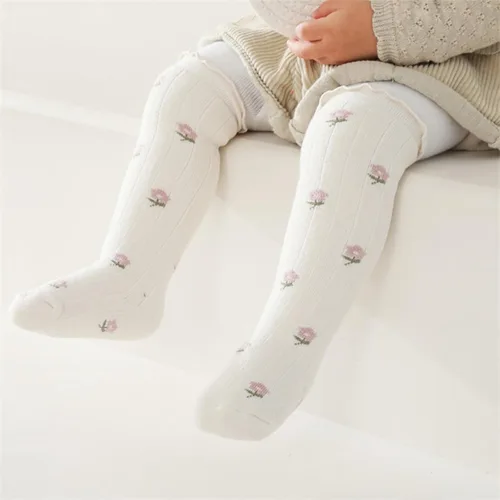 Miniatura 70 de DRESHOW BQUBO - Calcetines de punto para bebé, calcetines de algodón para niñas pequeñas