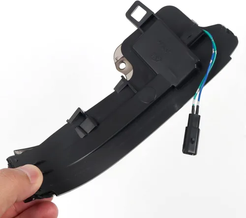 Miniatura 4 de HIGH FLYING Espejos laterales LED para automóvil, indicador de luces intermitentes dinámicas secuenciales, 2 unidades/par para Toyota Tacoma Ahumado