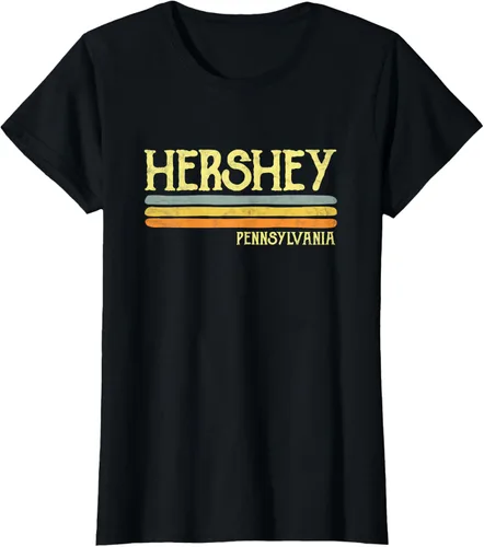 Miniatura 45 de Camiseta vintage de regalo de recuerdo de Hershey Pennsylvania PA, Negro, S