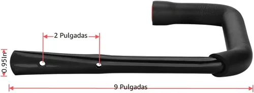 Miniatura 6 de Ganchos para escaleras de almacenamiento de garaje, paquete de 6 perchas resistentes, estante de montaje en pared de 9.8 pulgadas con capacidad