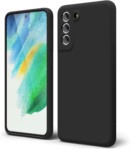 Miniatura 410 de oakxco Funda para teléfono Samsung Galaxy S21 Ultra con agarre de silicona líquida, bonita funda delgada y delgada de goma suave de TPU lisa
