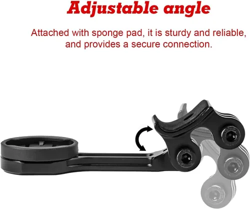 Miniatura 3 de x xotic tech Soporte de ángulo ajustable para computadora compatible con manillar integrado Colnago CC01 V4Rs C68, compatible con Garmin o Wahoo